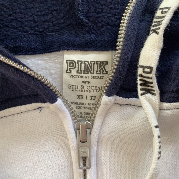 Victoria’s Secret Pink Minnesota Twins Zip Up SZ XS - Picture 2 of 9